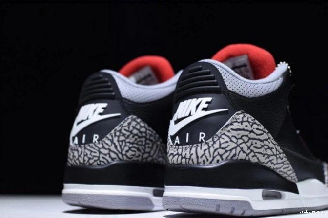 Kick Theory 854262-001 Air Jordan Black 3 Cement 0716